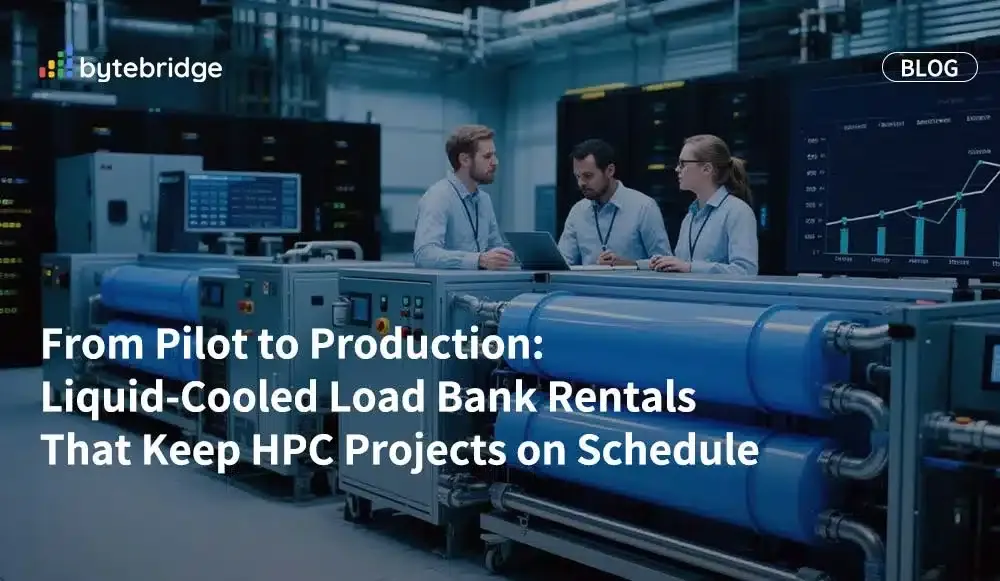 パイロット段階から本番運用へ:HPCプロジェクトのスケジュールを守る液体冷却式負荷バンクのレンタルサービス